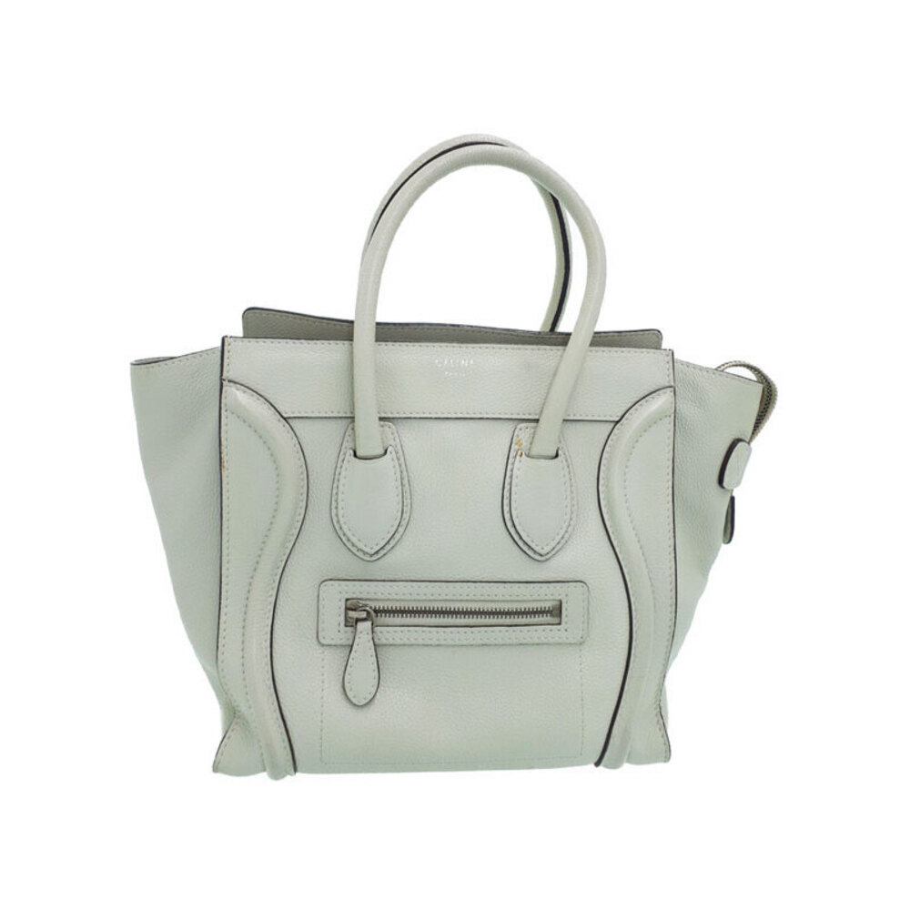 Celine Tote Shopper Shoulder Leather Handbag Calfskin - Picture 2 of 9